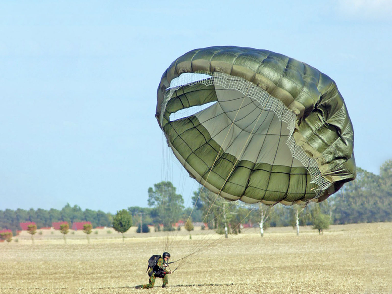 Troop Parachute Training in Ankara
